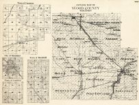 Wood County Outline - Cranmoor, Marshfield City, Marshfield Town, Cameron, Wisconsin State Atlas 1930c